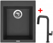 Sinks CUBE 410 Nanoblack+EVA P Nanoblack 